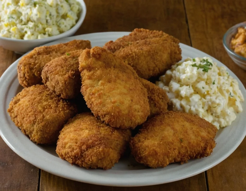 Crispy Hillbilly Fish Fry with homemade seasoning.