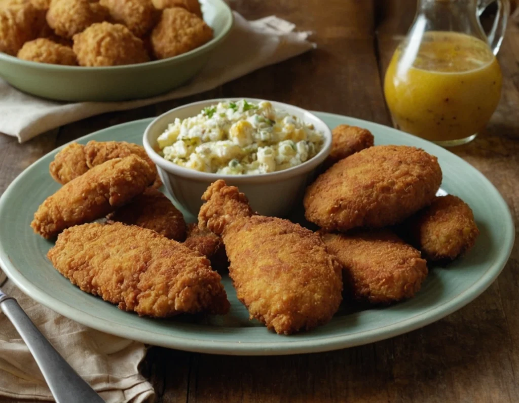 Crispy Hillbilly Fish Fry with homemade seasoning.