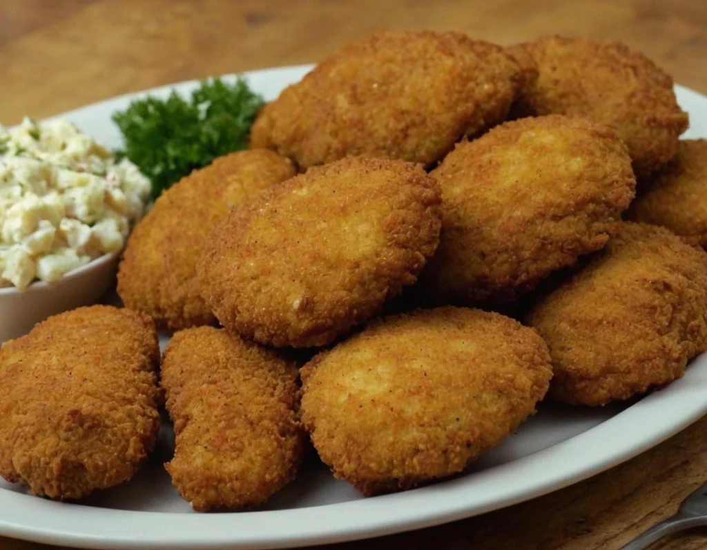 Crispy Hillbilly Fish Fry seasoned with Southern spices.